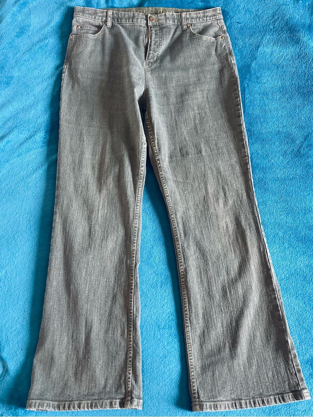 Women’s Gray-Green Boot Cut Jeans
